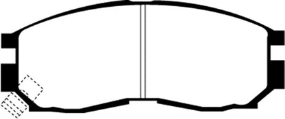 EBC DP2830 Greenstuff 2000 Series Sport Brake Pads