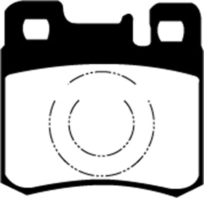 EBC DP2846 Greenstuff 2000 Series Sport Brake Pads