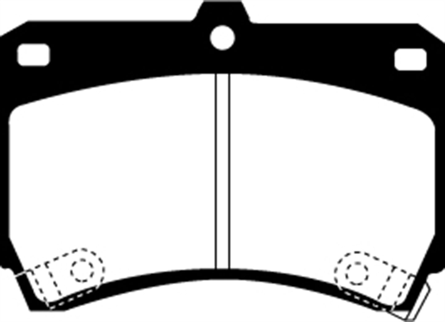 EBC DP2884 Greenstuff 2000 Series Sport Brake Pads