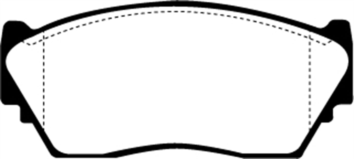 EBC DP2892 Greenstuff 2000 Series Sport Brake Pads