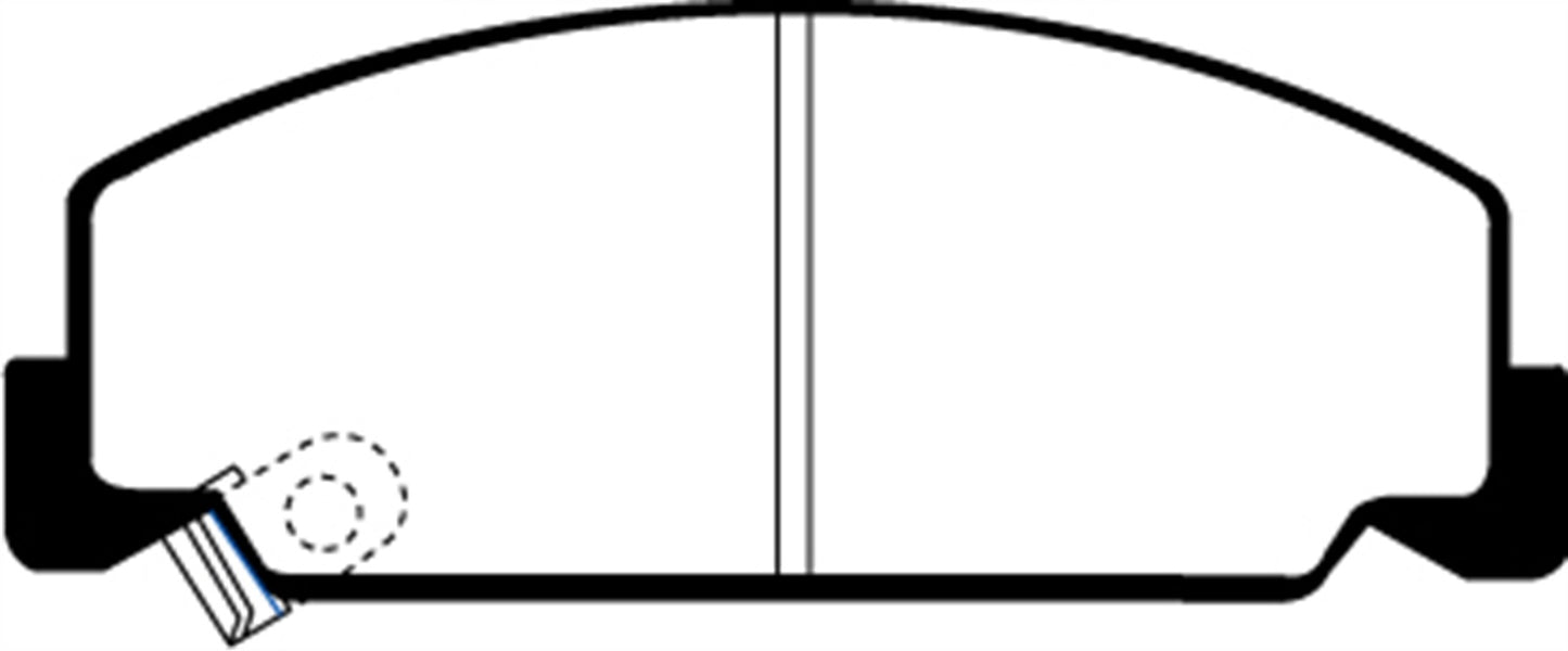 EBC DP2911 Greenstuff 2000 Series Sport Brake Pads