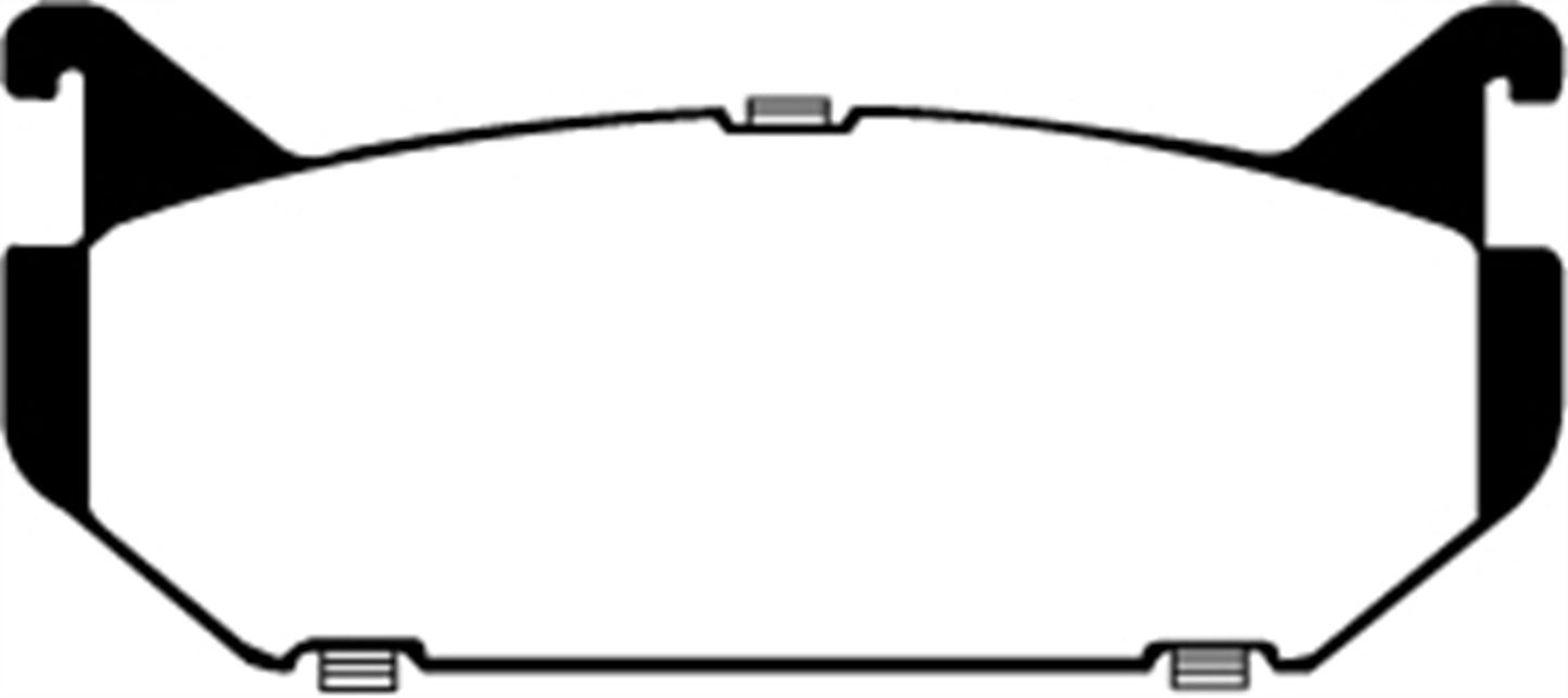 EBC DP2972 Greenstuff 2000 Series Sport Brake Pads