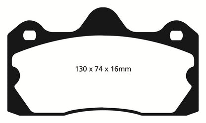 EBC DP3060C Redstuff Ceramic Low Dust Brake Pads