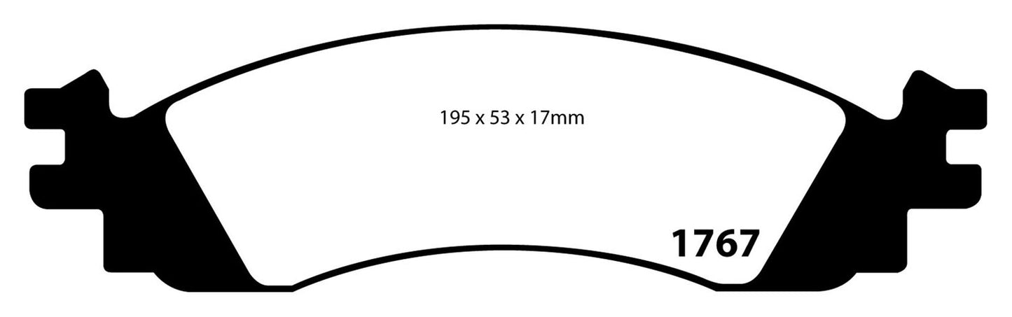 EBC DP31767C Redstuff Ceramic Low Dust Brake Pads