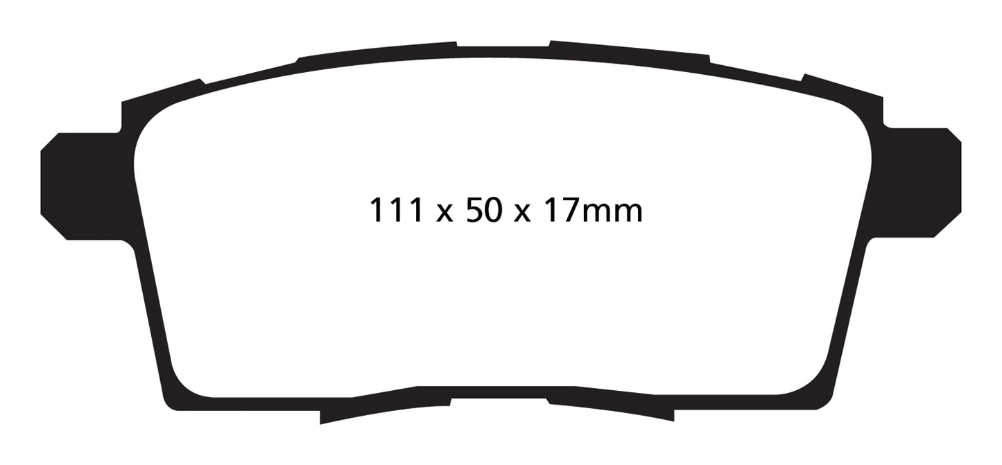 EBC DP31795C Redstuff Ceramic Low Dust Brake Pads