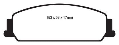 EBC DP31833C Redstuff Ceramic Low Dust Brake Pads