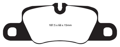 EBC DP31858C Redstuff Ceramic Low Dust Brake Pads