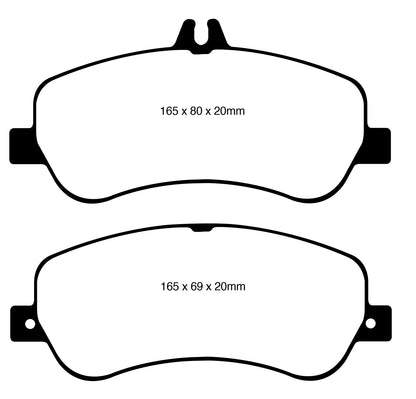 EBC DP32011C Redstuff Ceramic Low Dust Brake Pads