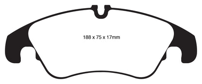 EBC DP32022C Redstuff Ceramic Low Dust Brake Pads