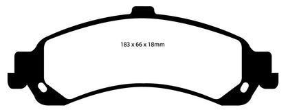 EBC DP41635R Yellowstuff Street And Track Brake Pads