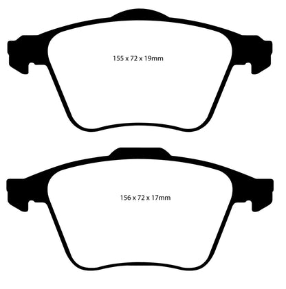 EBC DP41679R Yellowstuff Street And Track Brake Pads