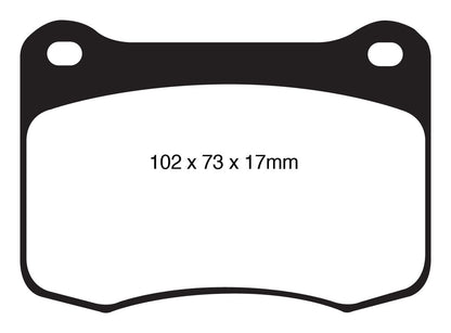 EBC DP41820R Yellowstuff Street And Track Brake Pads