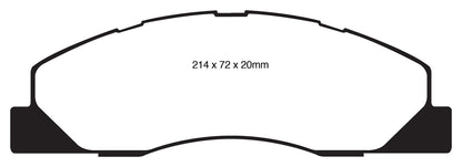 EBC DP41847R Yellowstuff Street And Track Brake Pads