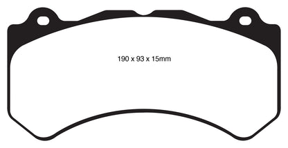 EBC DP41853R Yellowstuff Street And Track Brake Pads