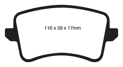 EBC DP41988R Yellowstuff Street And Track Brake Pads