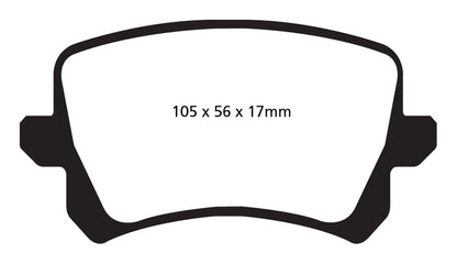 EBC DP42004R Yellowstuff Street And Track Brake Pads