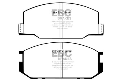 EBC UD245 Ultimax OEM Replacement Brake Pads