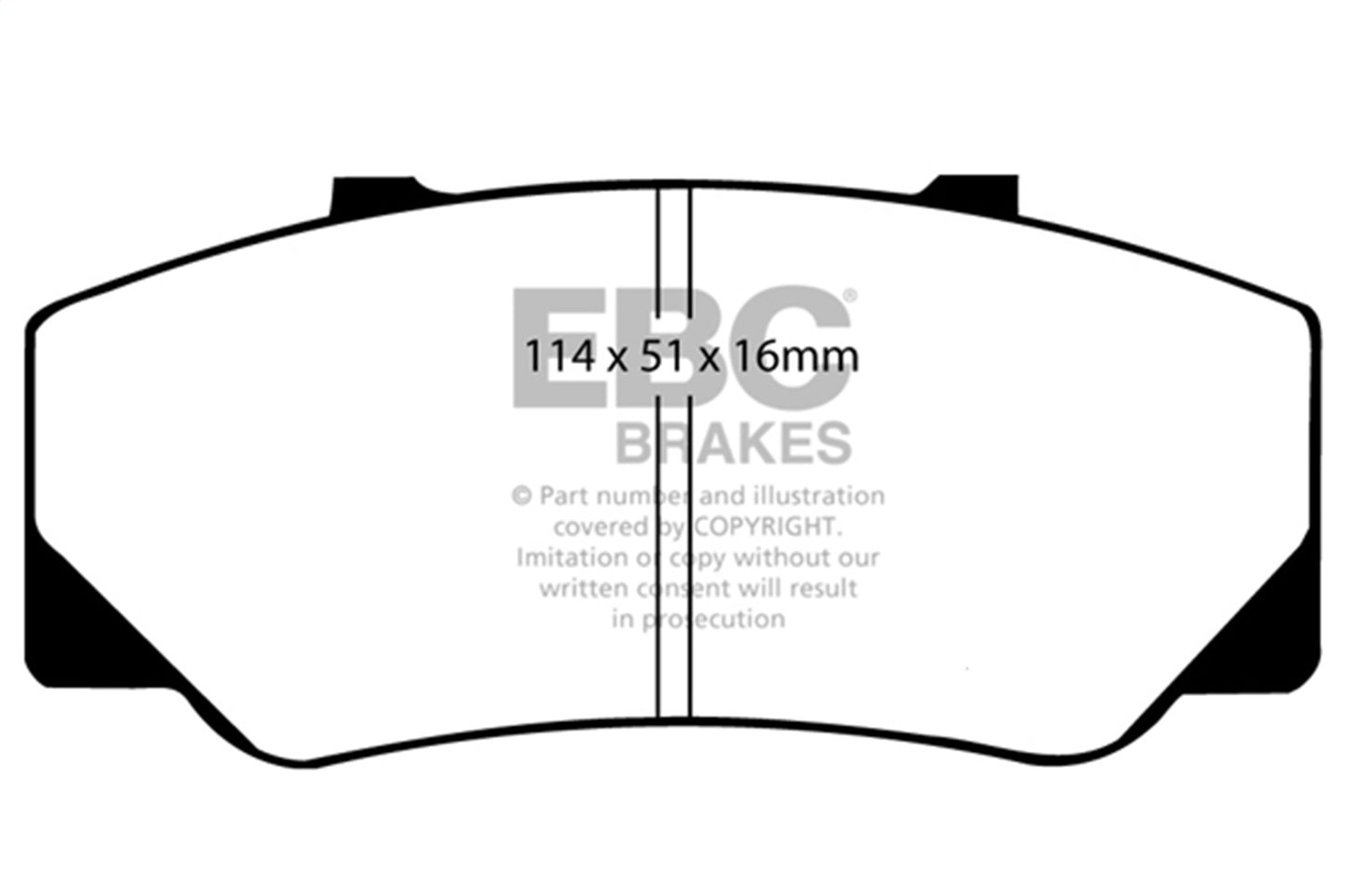 EBC UD511 Ultimax OEM Replacement Brake Pads
