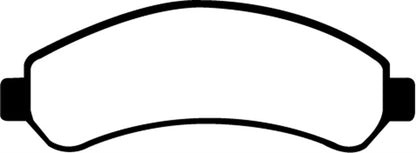 EBC DP61256 6000 Series Greenstuff Truck/SUV Brakes Disc Pads