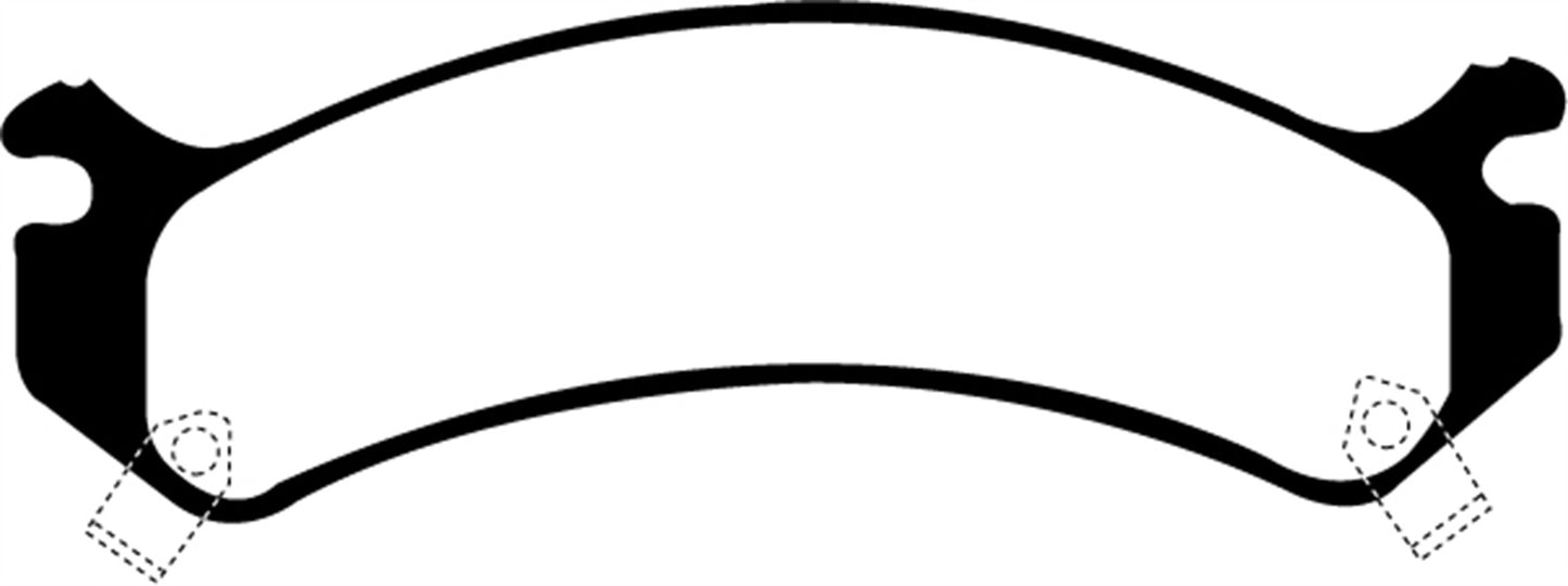 EBC DP61305 6000 Series Greenstuff Truck/SUV Brakes Disc Pads