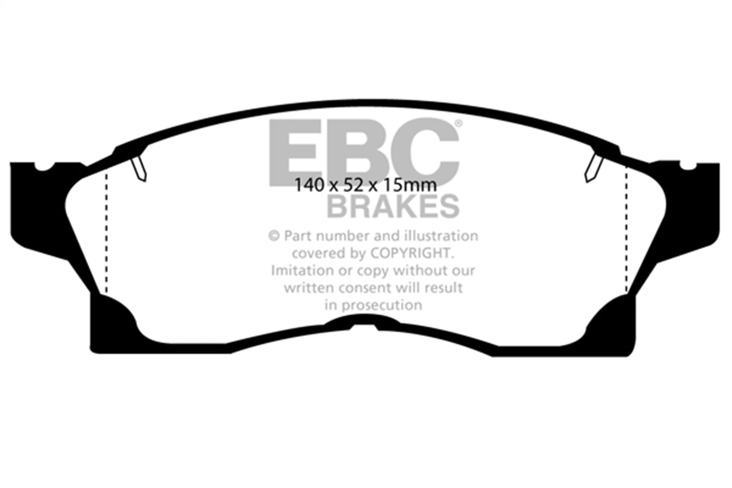 EBC UD1936 Ultimax OEM Replacement Brake Pads