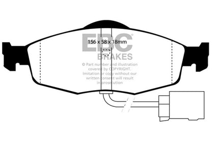 EBC UD1955 Ultimax OEM Replacement Brake Pads