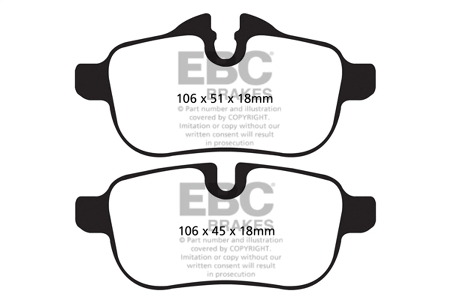 EBC DP52046NDX Bluestuff NDX Full Race Brake Pads