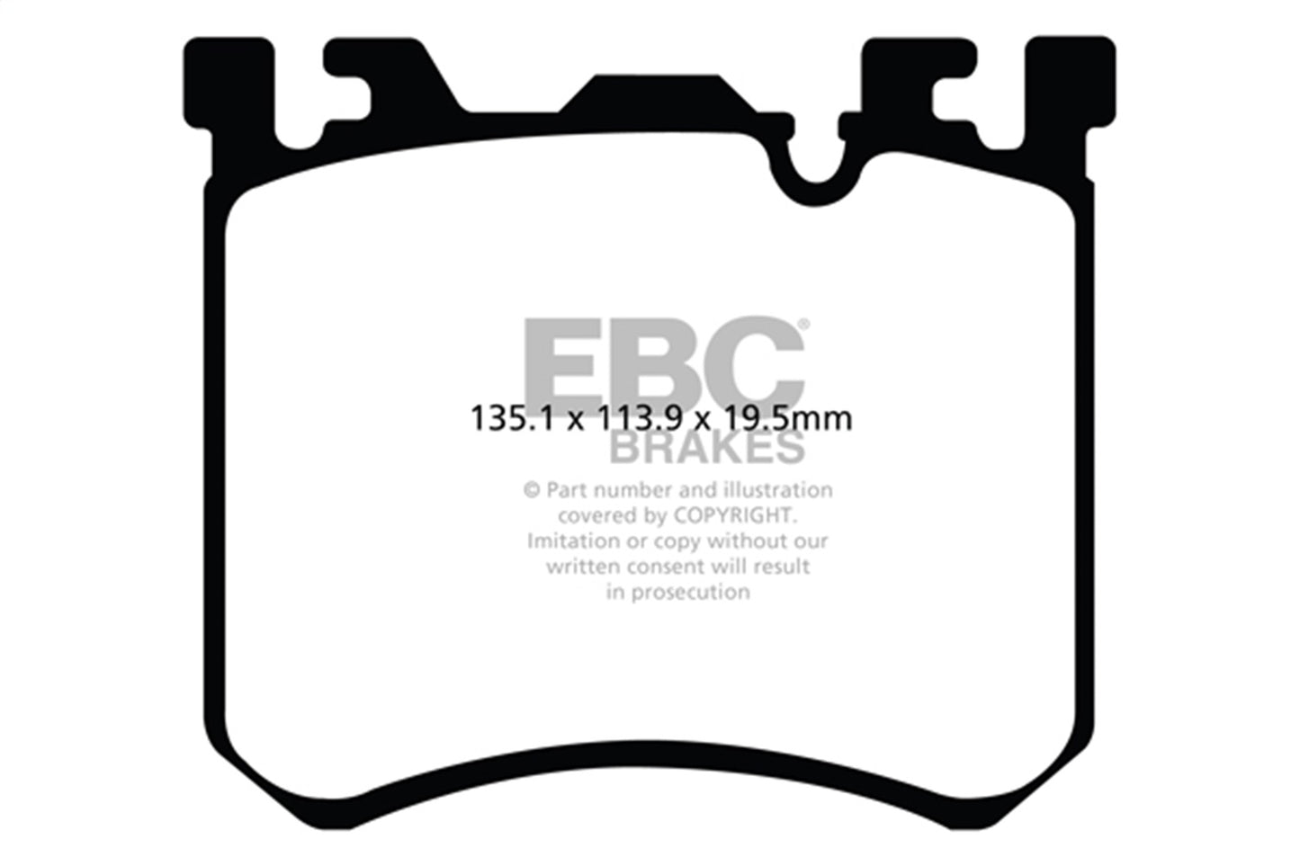 EBC DP52091NDX Bluestuff NDX Full Race Brake Pads