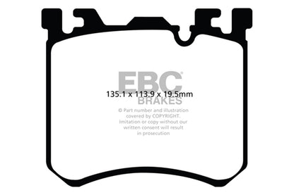 EBC DP52091NDX Bluestuff NDX Full Race Brake Pads