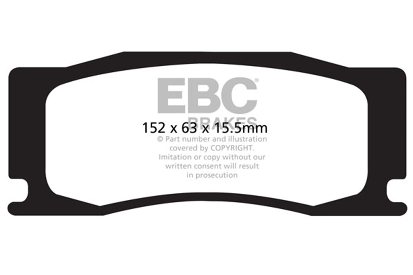 EBC DP52111NDX Bluestuff NDX Full Race Brake Pads