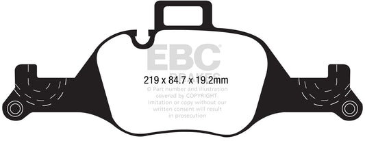EBC DP22289 Greenstuff 2000 Series Sport Brake Pads