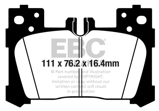 EBC DP32324C Redstuff Ceramic Low Dust Brake Pads