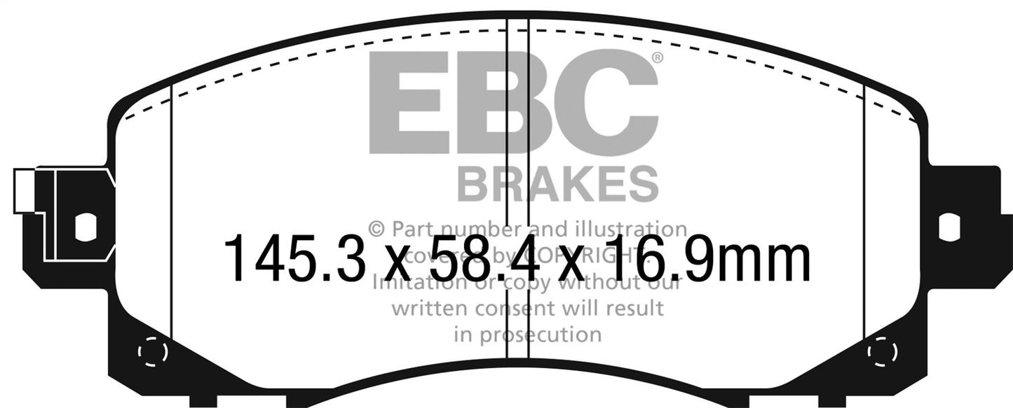 EBC DP22330 Greenstuff 2000 Series Sport Brake Pads