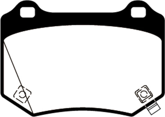 EBC DP42361R Yellowstuff Street And Track Brake Pads