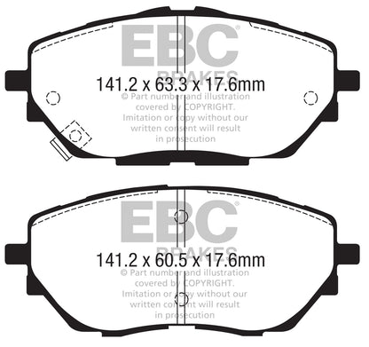 EBC DP22368 Greenstuff 2000 Series Sport Brake Pads