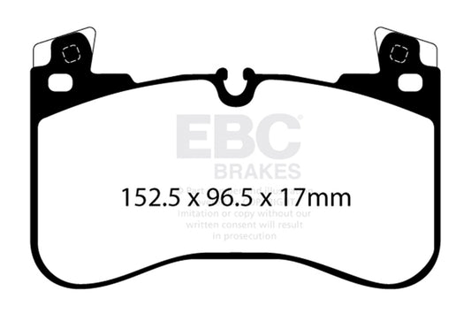 EBC DP62401 6000 Series Greenstuff Truck/SUV Brakes Disc Pads