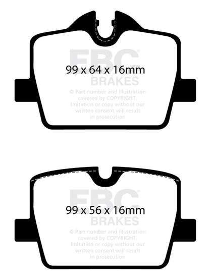 EBC DP52405NDX Bluestuff NDX Full Race Brake Pads