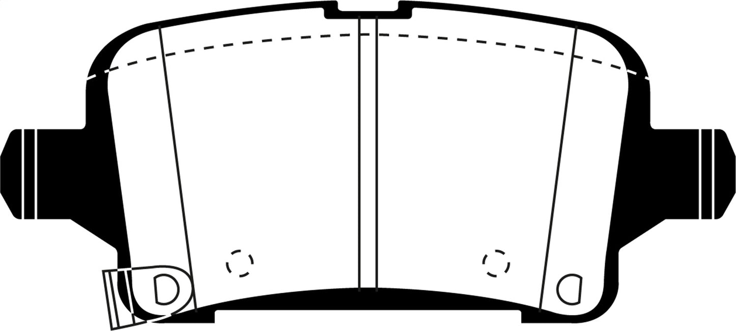 EBC DP33057C Redstuff Ceramic Low Dust Brake Pads