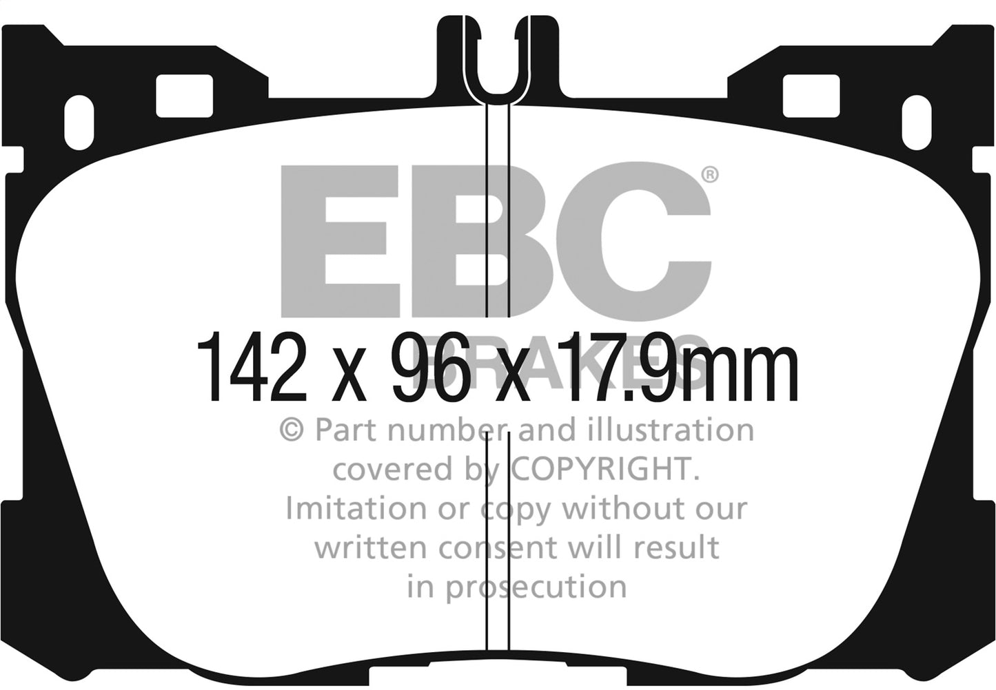 EBC DP23070 Greenstuff 2000 Series Sport Brake Pads