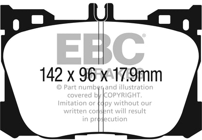EBC DP23070 Greenstuff 2000 Series Sport Brake Pads