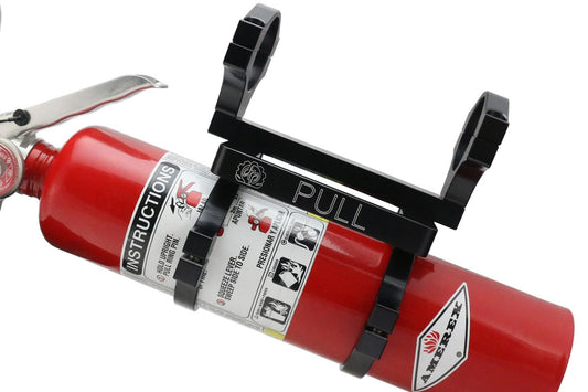 Deviant Race Parts QD Fire Extinguisher Mount With Extinguisher For 1.5 Roll Bar 60611