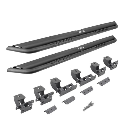 Go Rhino DS4029T Dominator Xtreme DS SideSteps With Mounting Bracket Kit Textured Black