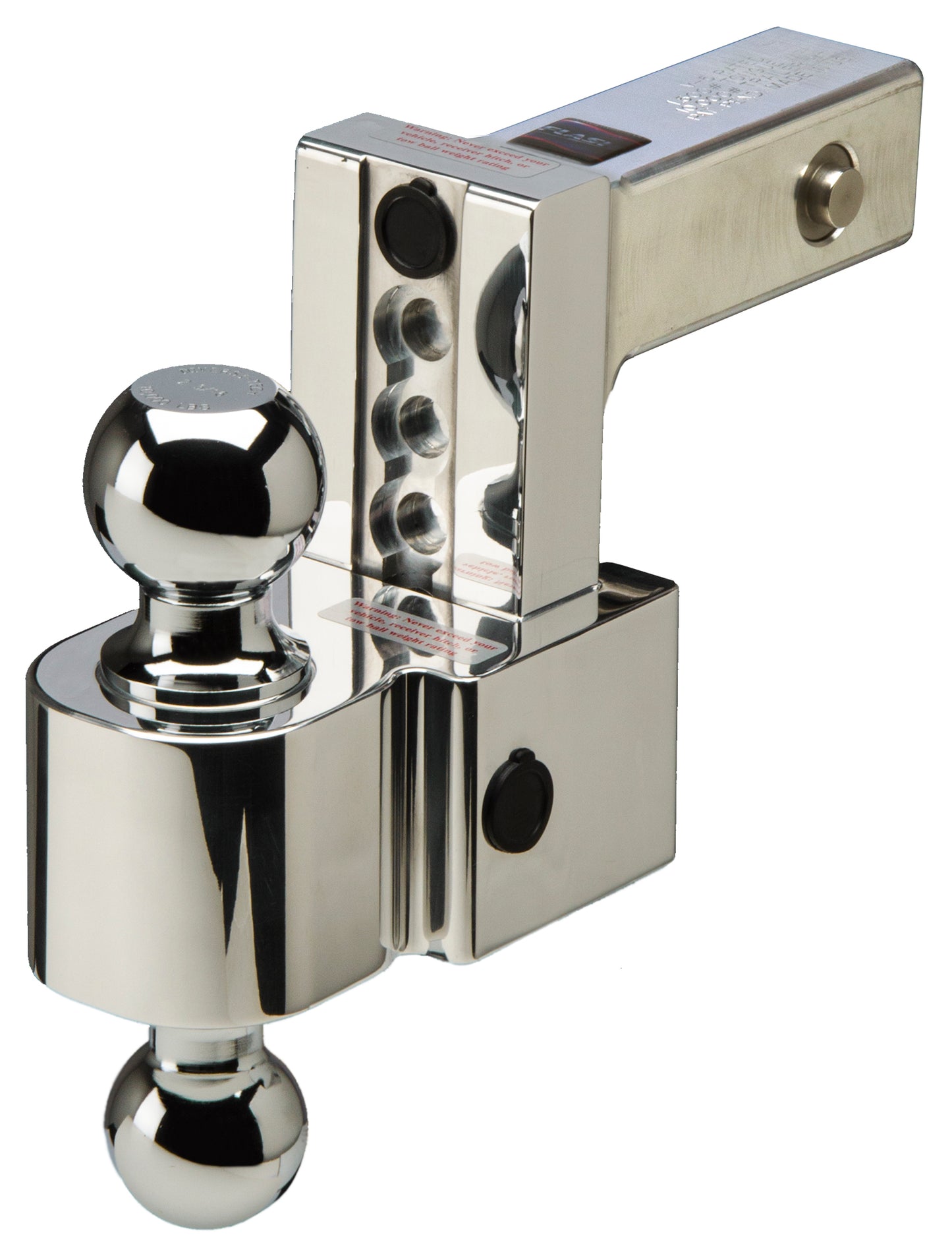 Fastway Trailer - Flash 4 In. Secure Locking 2 In. Shank 2 In. & 2-5/16 In. Stainless Balls 44-00-4400-2S