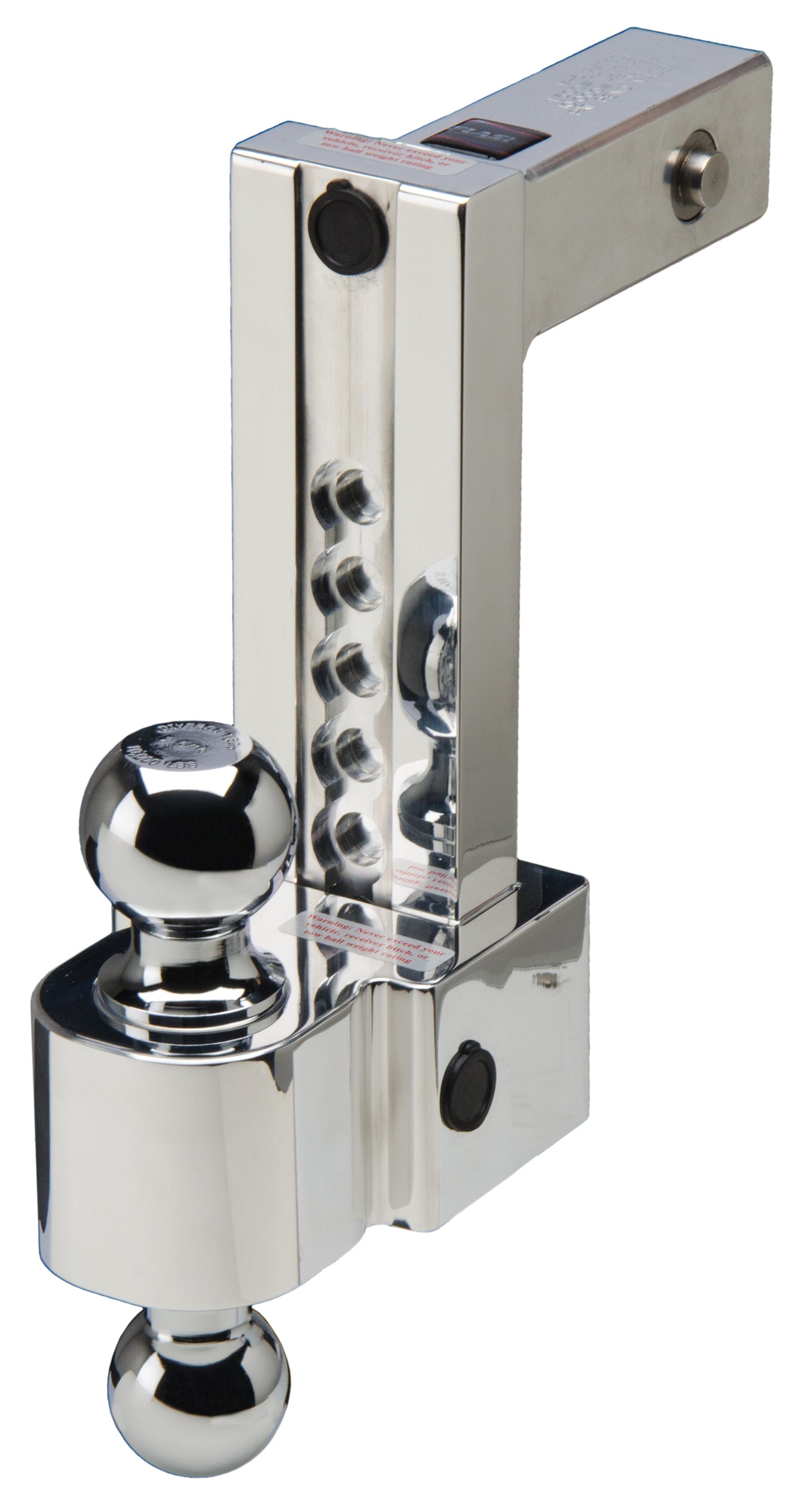Fastway Trailer - Flash 8 In. Secure Locking 2 In. Shank 2 In. & 2-5/16 In. Chromed Balls 44-00-4800