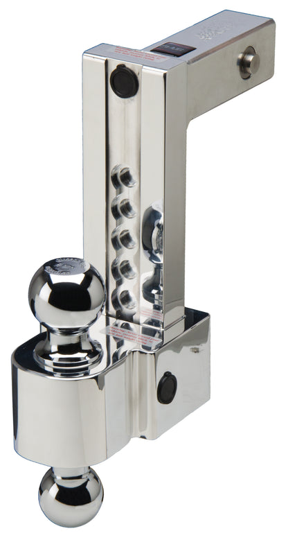 Fastway Trailer - Flash 8 In. Secure Locking 2 In. Shank 2 In. & 2-5/16 In. Chromed Balls 44-00-4800
