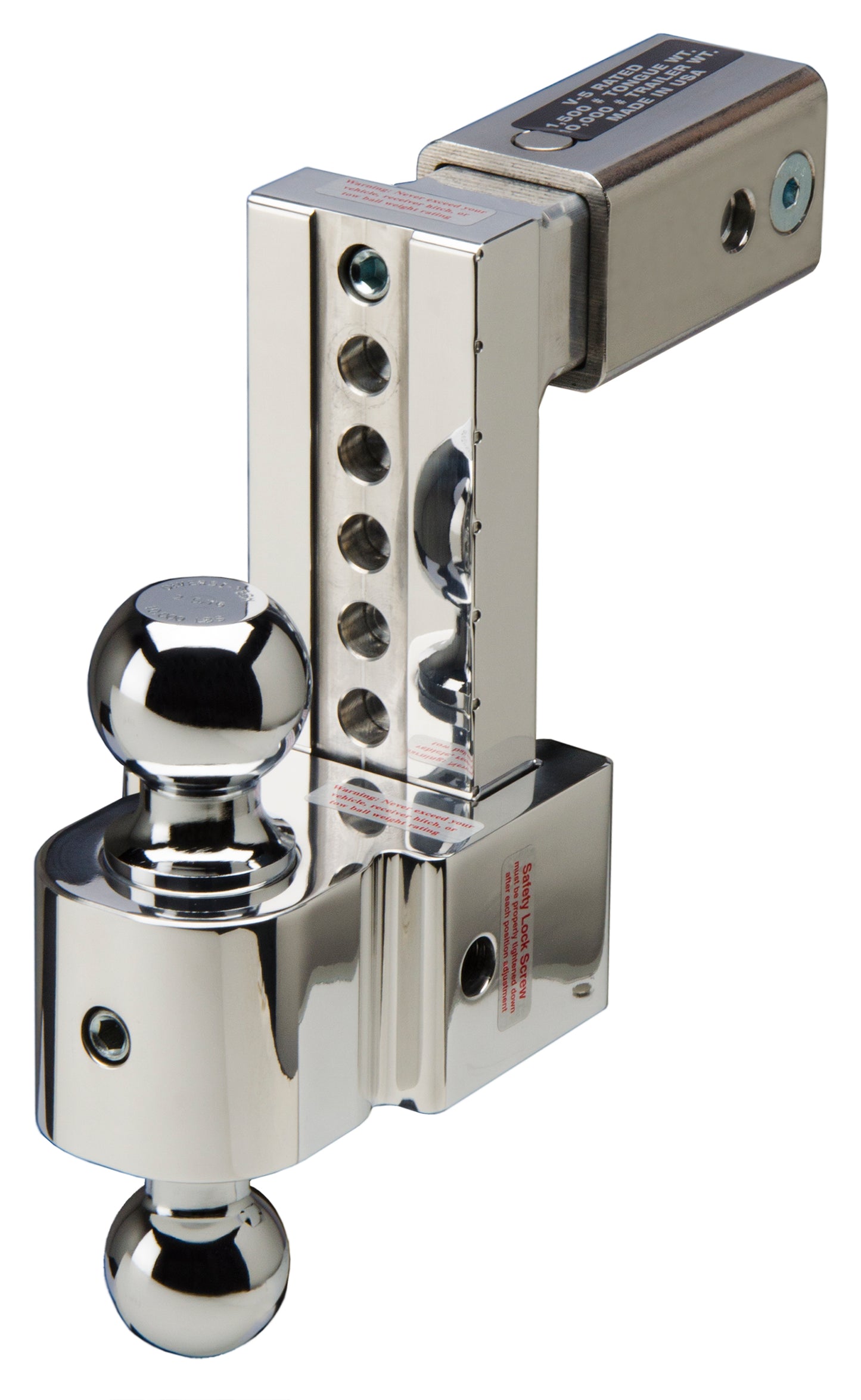 Fastway Trailer - Flash 6 In. Silent Tow 2.5 In. Shank 2 In. & 2-5/16 In. Stainless Balls 47-00-3606-2S