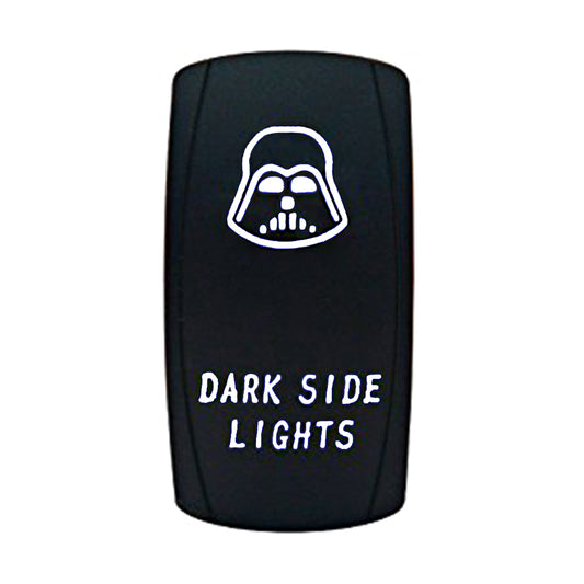 Quake LED - QW860 - Rocker Switch Dark Side Lights 2 Way 5 Pin White