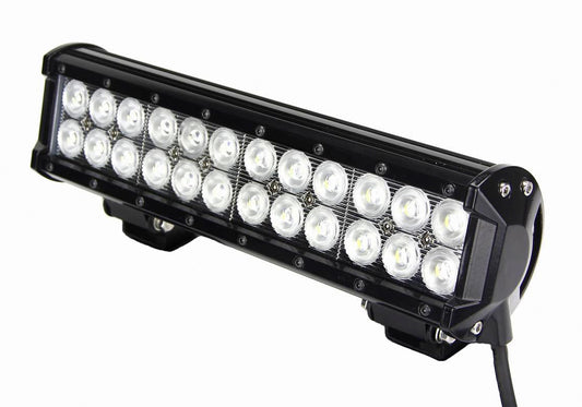 Quake LED - QUD020 - 12 Inch LED Light Bar Dual Row 72 Watt Combo Defcon Series