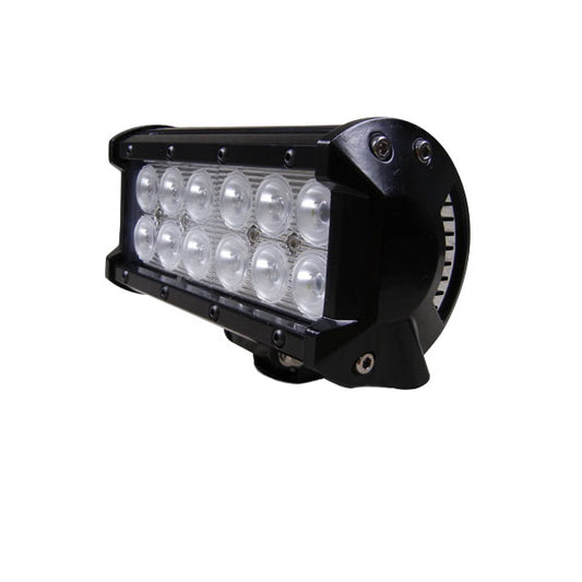 Quake LED - QUD015 - 6.5 Inch LED Light Bar Dual Row 36 Watt Spot Defcon Series