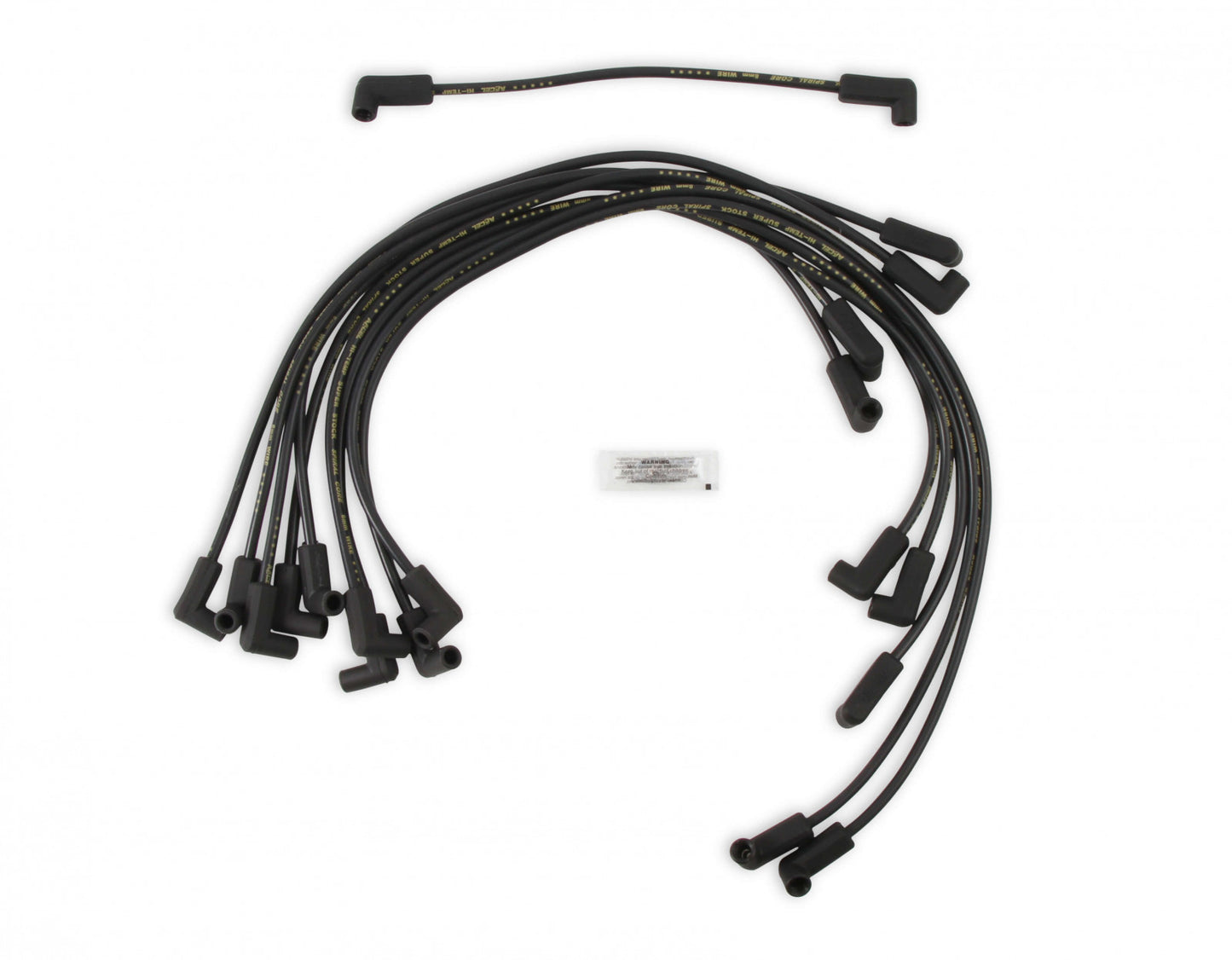 ACCEL Spark Plug Wire Set- 8mm - Super Stock - Custom - Black Wire 5114K